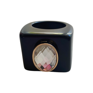 Glitzy Gal Ring in Black