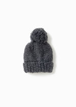 Load image into Gallery viewer, Mango Yarn Pom Pom Hat in Charcoal

