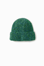 Load image into Gallery viewer, Fuzzy Rib Beanie in Green
