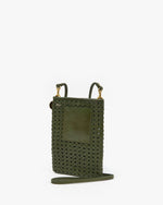 Load image into Gallery viewer, Poche Rattan Bag in Army
