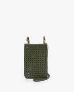 Load image into Gallery viewer, Poche Rattan Bag in Army
