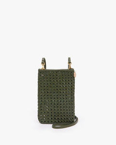 Poche Rattan Bag in Army