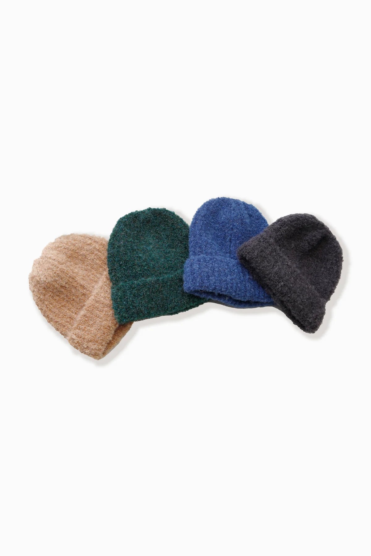 Fuzzy Beanie in Tan