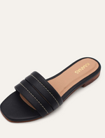 Load image into Gallery viewer, Maya Chunky Band Sandal in Black
