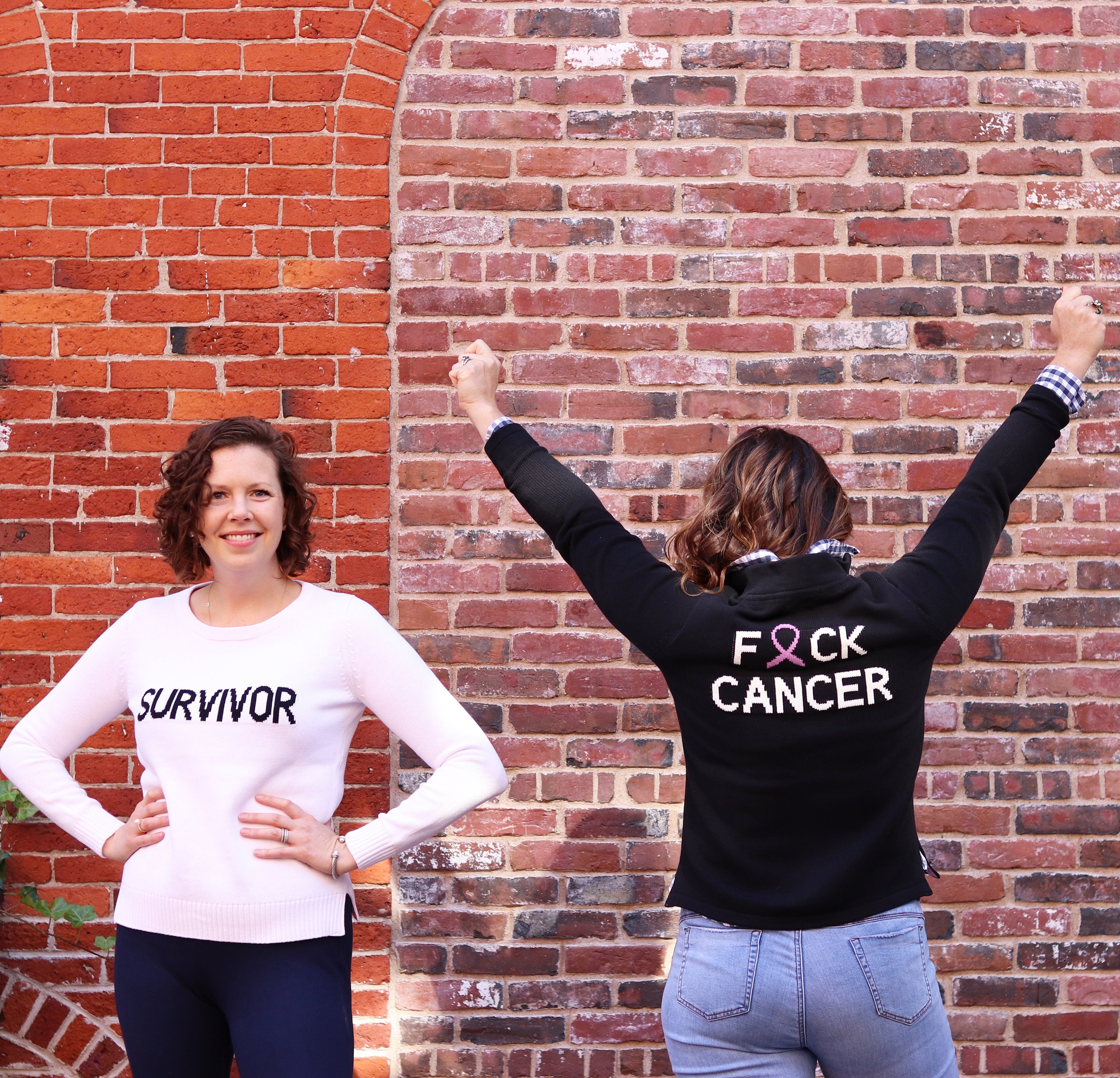 Fuck Cancer Zip Up- 25% of each sale goes to Runway For Recovery
