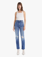 Load image into Gallery viewer, High Waisted Rider Skimp Jean in Playing With Scissors
