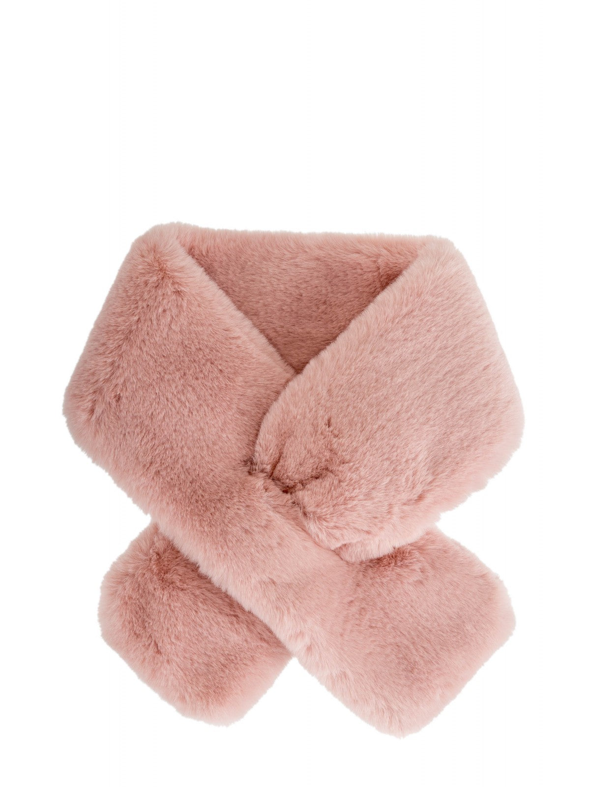 Faux Fur Scarf in Pink