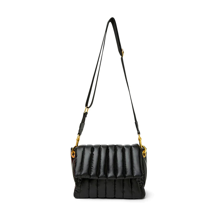 Bar Bag in Pearl Black with Gold Hardware – Mint Julep