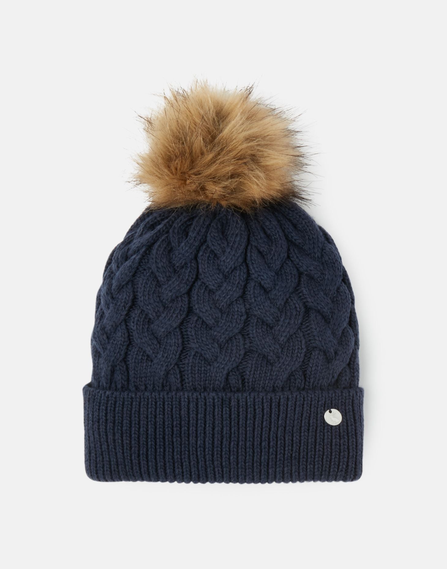 Elena Cable Hat in French Navy