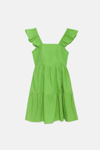 Open Back Mini Dress in Green