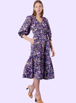 Load image into Gallery viewer, Lauren Dress in Multi Floral Bouquet
