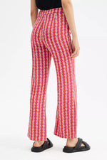Load image into Gallery viewer, Geometric Print  Mid-Rise Trouser in Zambeze
