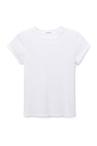 Sheryl Recycled Cotton Baby Tee in White
