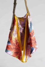 Load image into Gallery viewer, Silk Scarf Bag in Robinson Purple
