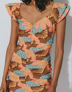 Load image into Gallery viewer, Tiana Mini Dress in Riviera
