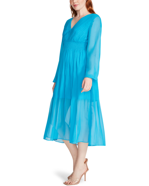 Nylah Dress in Aruba Blue