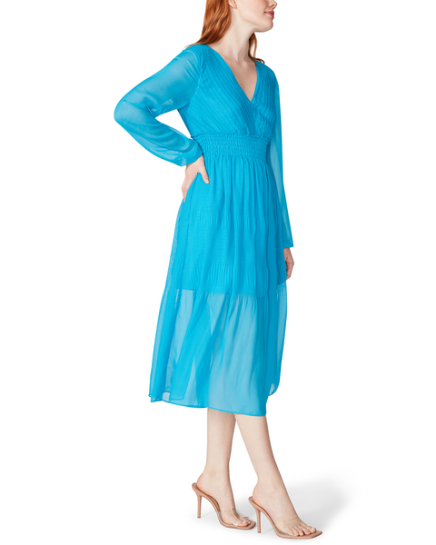 Nylah Dress in Aruba Blue
