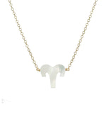 Load image into Gallery viewer, Aries Necklace in MOP/Gold
