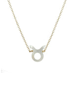 Load image into Gallery viewer, Taurus Necklace in MOP/Gold
